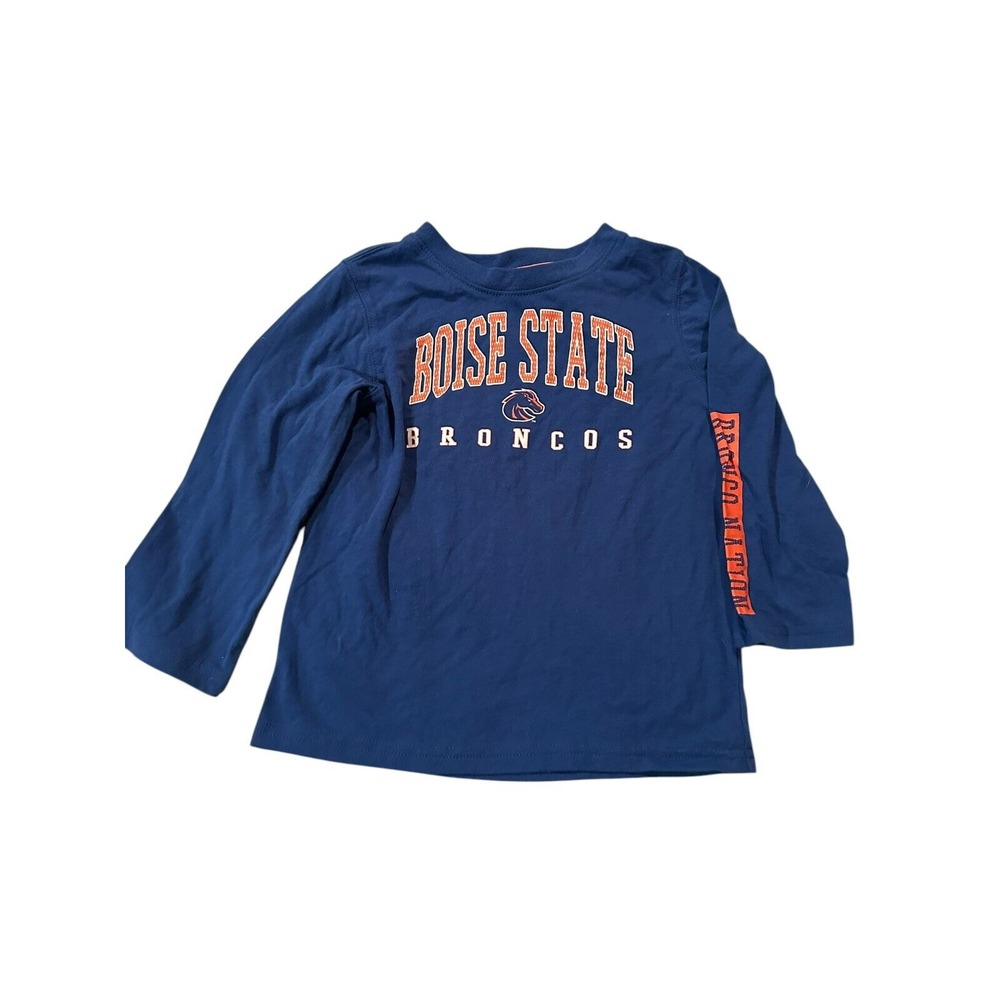 Colosseum Long Sleeve Jersey Boise State Broncos Kids 3T Blue‎ And Orange NWOT